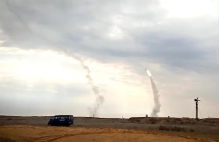 ЗРК С-300ПС пуск ракет